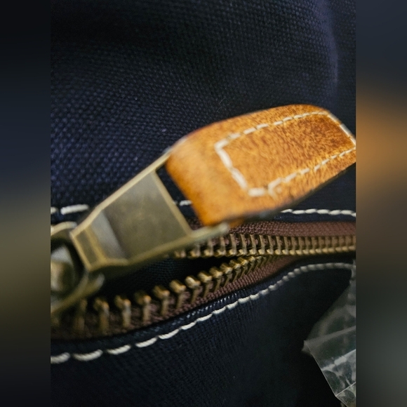 FH Wadsworth Canvas & Leather Strap Duffel Bag - NEW - Picture 7 of 10